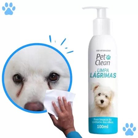 Limpa Lágrimas Pet Cães 100ml Remove Manchas - Imagem 3